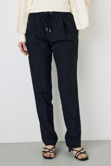 COMFORA AIRピンタックテーパードパンツ 詳細画像