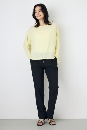 COMFORA AIRピンタックテーパードパンツ 詳細画像