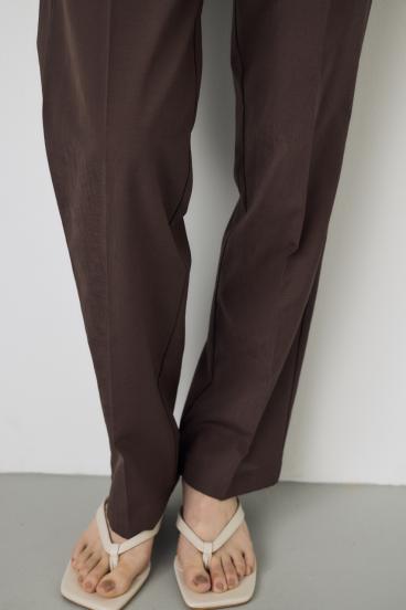 COMFORA AIRピンタックテーパードパンツ 詳細画像
