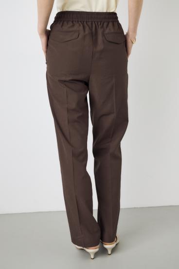 COMFORA AIRピンタックテーパードパンツ 詳細画像