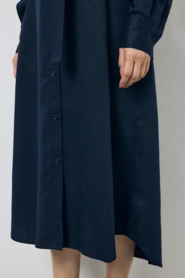 セルロースロングシャツワンピース 詳細画像