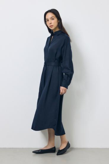 セルロースロングシャツワンピース