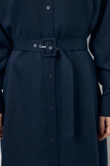 セルロースロングシャツワンピース 詳細画像