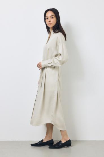 セルロースロングシャツワンピース 詳細画像