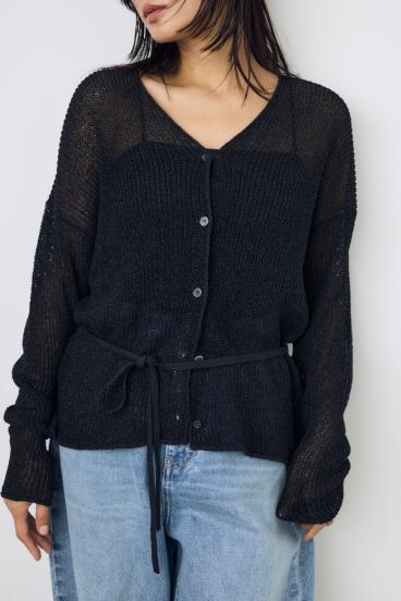 【4/30（木）23:59まで期間限定価格】ドライタッチニットVネックカーディガン 詳細画像