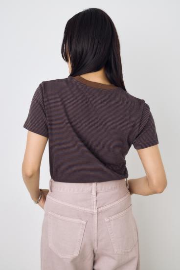 ミニボーダーTシャツ 詳細画像