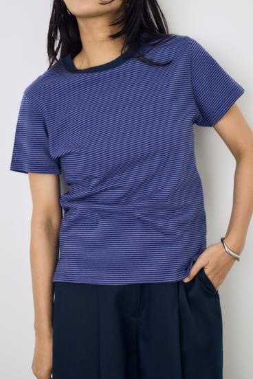 ミニボーダーTシャツ 詳細画像