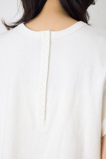 2WAYヘンリーネックトップス 詳細画像