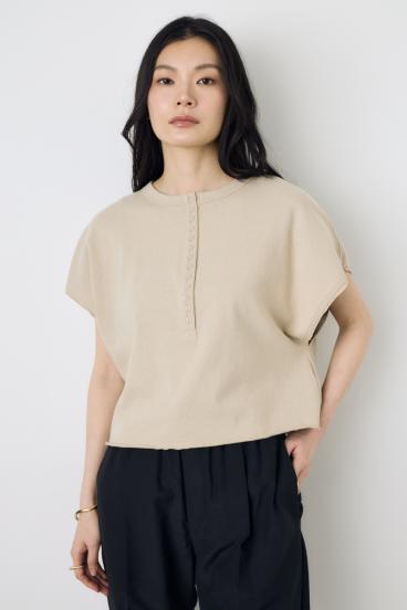 【GOLDEN PRICE 5/1（日）8:59まで】2WAYヘンリーネックトップス 詳細画像