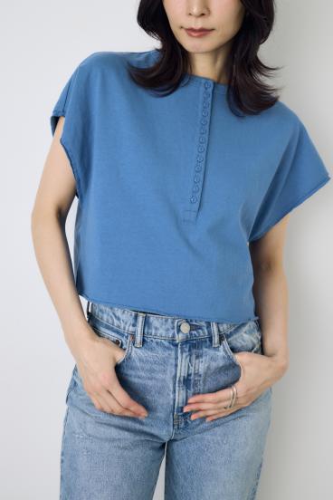 【GOLDEN PRICE 5/1（日）8:59まで】2WAYヘンリーネックトップス 詳細画像