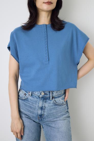 【GOLDEN PRICE 5/1（日）8:59まで】2WAYヘンリーネックトップス 詳細画像