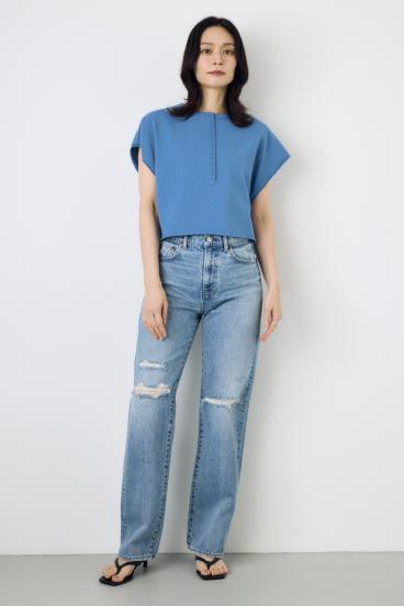 【GOLDEN PRICE 5/1（日）8:59まで】2WAYヘンリーネックトップス 詳細画像