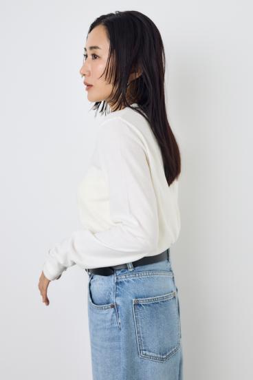 ドライタッチ ヘンリーネックトップス 詳細画像