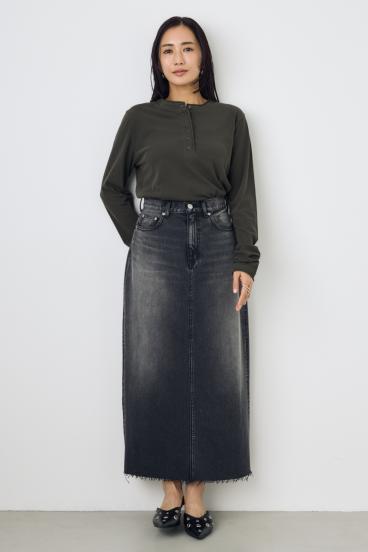 ドライタッチ ヘンリーネックトップス 詳細画像