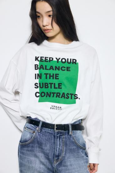 フロントメッセージロゴロンT 詳細画像