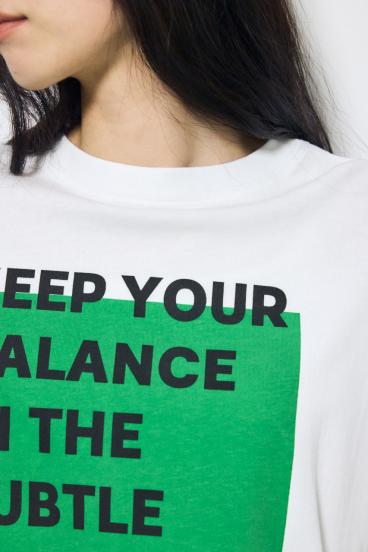 フロントメッセージロゴロンT 詳細画像