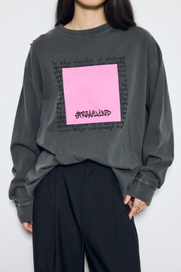 フロントメッセージロゴロンT 詳細画像