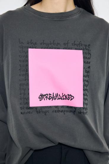 フロントメッセージロゴロンT 詳細画像