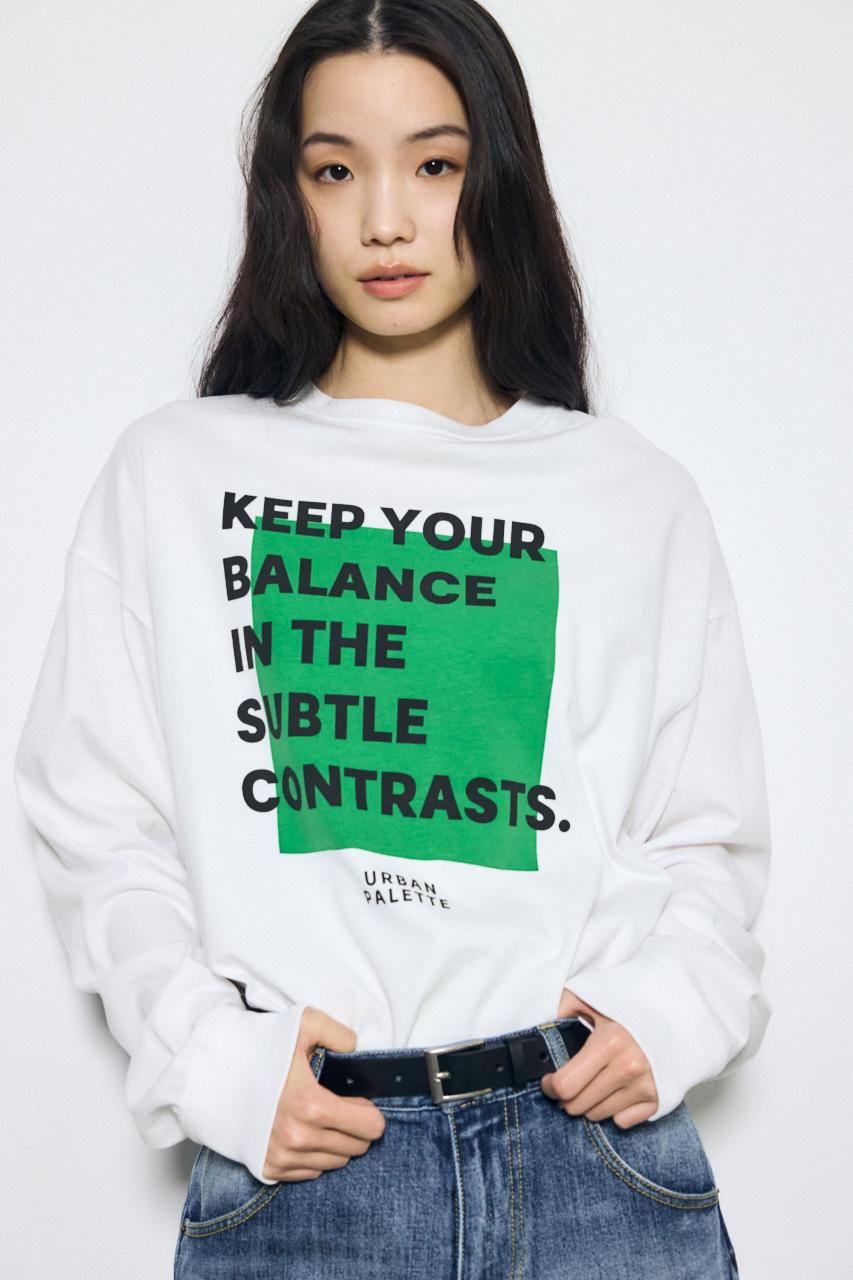 フロントメッセージロゴロンT