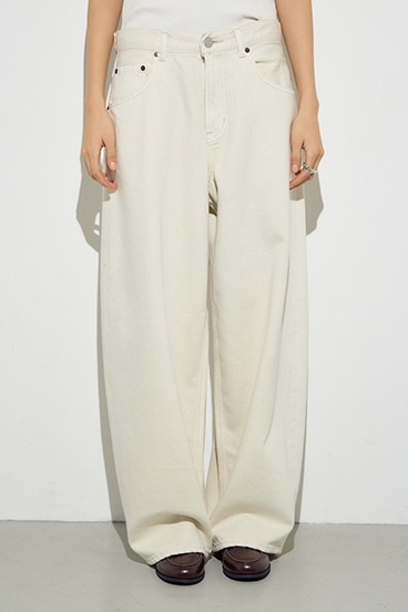 AZUL DENIM カラーワイドデニム 詳細画像