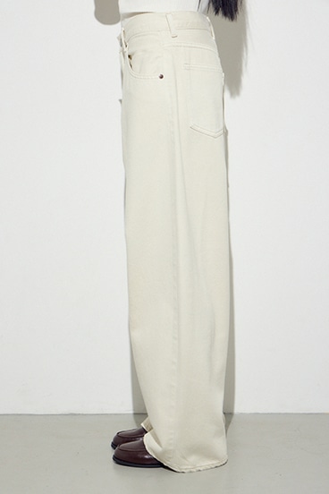 AZUL DENIM カラーワイドデニム 詳細画像