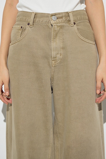 AZUL DENIM カラーワイドデニム 詳細画像