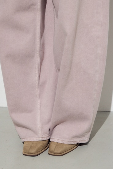 AZUL DENIM カラーワイドデニム 詳細画像