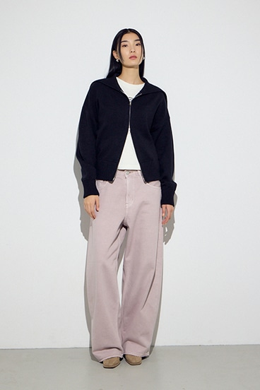 AZUL DENIM カラーワイドデニム 詳細画像