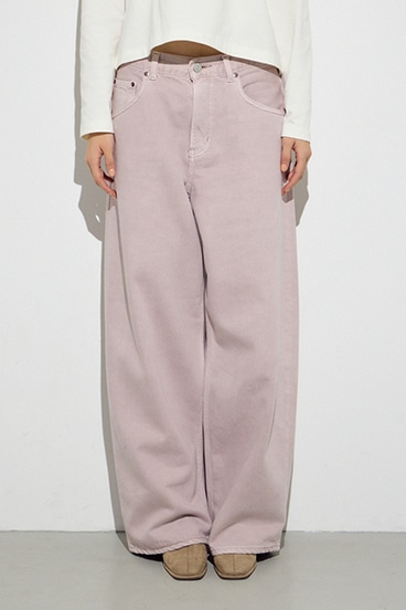 AZUL DENIM カラーワイドデニム 詳細画像