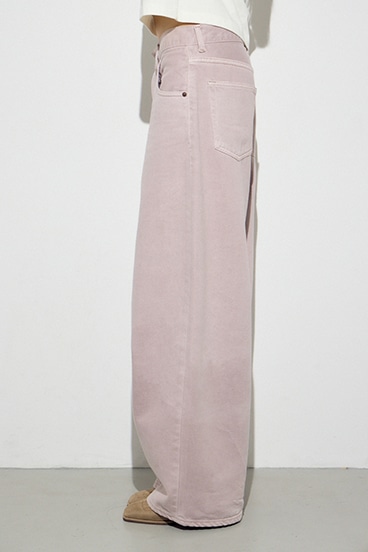 AZUL DENIM カラーワイドデニム 詳細画像