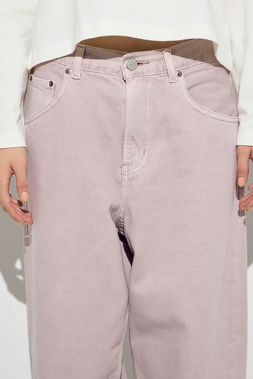 AZUL DENIM カラーワイドデニム 詳細画像