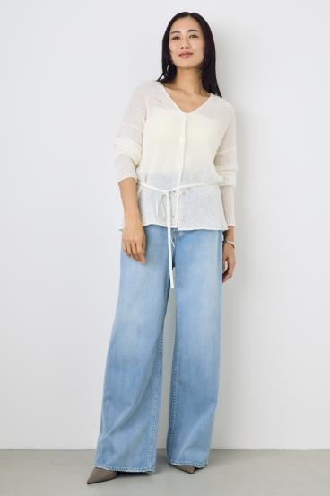AZUL DENIM リラックスワイドデニム 詳細画像