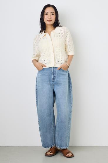 AZUL DENIM ワイドカーブデニム 詳細画像