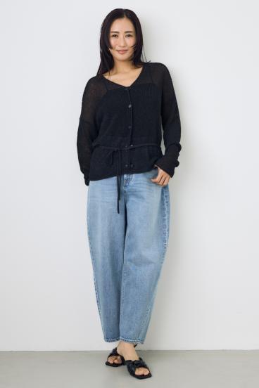 AZUL DENIM ワイドカーブデニム 詳細画像