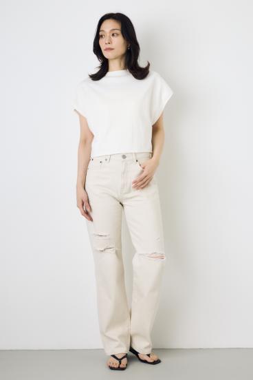 AZUL DENIM ダメージストレートデニム 詳細画像