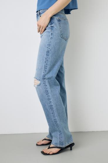AZUL DENIM ダメージストレートデニム 詳細画像