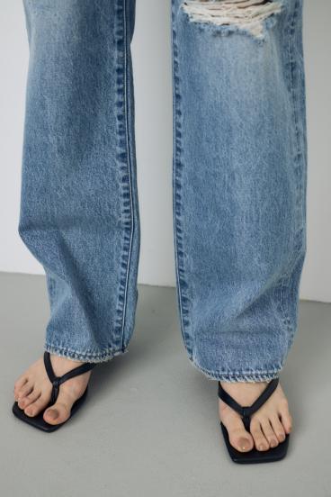AZUL DENIM ダメージストレートデニム 詳細画像