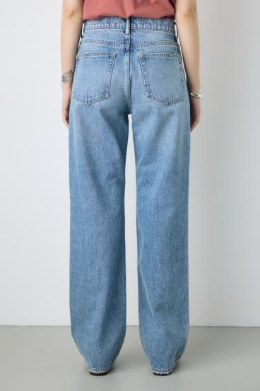 【WEB限定】AZUL DENIM ダメージストレートデニムロング丈 詳細画像