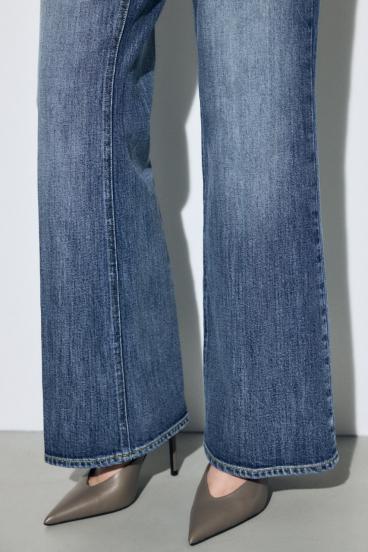 AZUL DENIM センタープレスフレアデニム 詳細画像