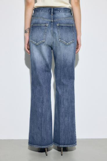 AZUL DENIM センタープレスフレアデニム 詳細画像