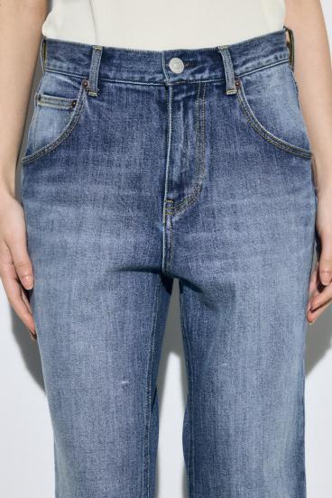 AZUL DENIM センタープレスフレアデニム 詳細画像