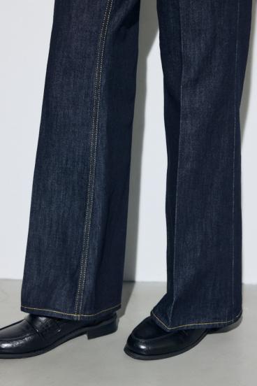 AZUL DENIM センタープレスフレアデニム 詳細画像