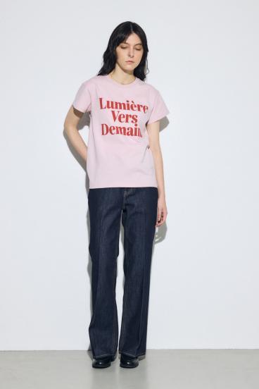 AZUL DENIM センタープレスフレアデニム 詳細画像