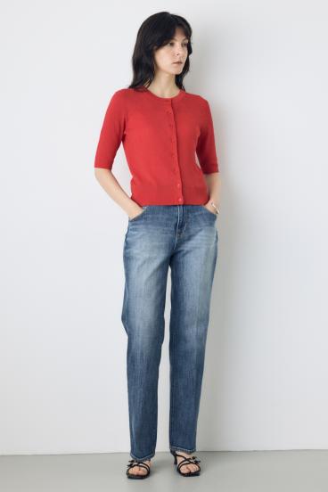 AZUL DENIM センタープレスストレートデニム 詳細画像