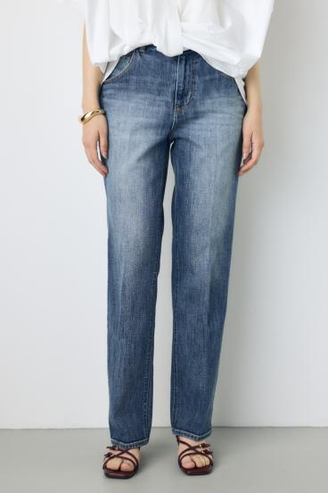 AZUL DENIM センタープレスストレートデニム 詳細画像