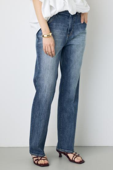 AZUL DENIM センタープレスストレートデニム 詳細画像