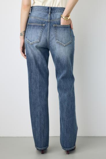 AZUL DENIM センタープレスストレートデニム 詳細画像