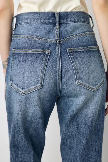 AZUL DENIM センタープレスストレートデニム 詳細画像