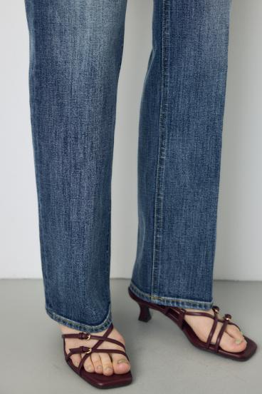 AZUL DENIM センタープレスストレートデニム 詳細画像