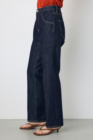 AZUL DENIM センタープレスストレートデニム 詳細画像